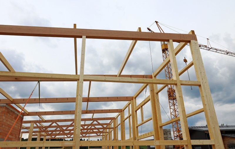 Wood frame no Brasil | Foto de uma construção | Método construtivo | Blog Alea