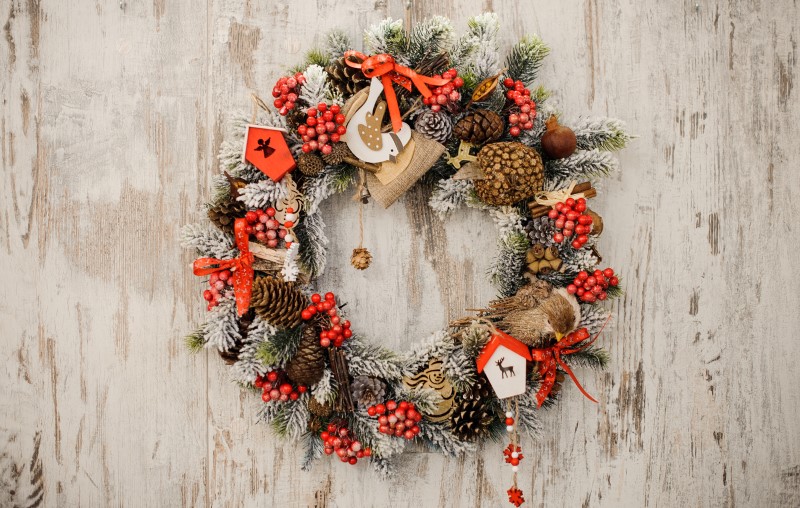 Como decorar guirlanda para o Natal | Foto de uma guirlanda | Estilo de vida | Blog Alea