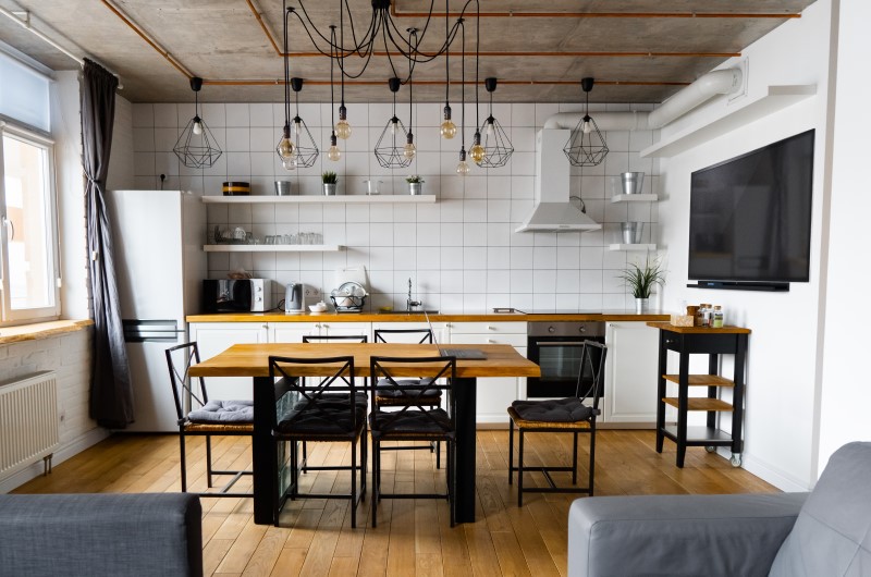 Industrial | Foto de uma cozinha decorada com um conceito industrial | Estilo de Vida | Blog Alea